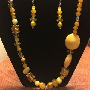 Sunshine yellow necklace
